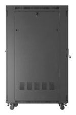 Standing installation rack cabinet 19  32U 600x1000 black glass door LCD Lanberg (flat pack) - imagine 4