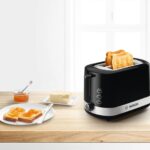 Bosch TAT6A513 toaster 2 slice(s) 800 W Black  Stainless steel - imagine 3