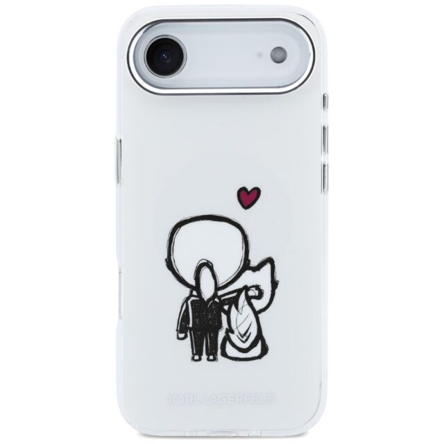 Etui Karl Lagerfeld Karl & Choupette      Back MagSafe do iPhone Air przezroczysty - imagine 3