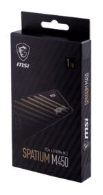 MSI SPATIUM M450 PCIe 4.0 NVMe M.2 1000GB PCI Express 4.0 3D NAND - imagine 3