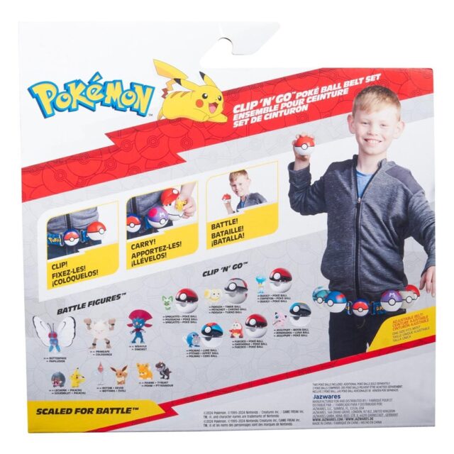 Pokemon W15 Clip ‘n’ Go Poke Ball Belt Set figurine - imagine 5