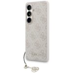 Case Guess 4G Classic Logo Charm MagSafe for Samsung Galaxy S26 pink - imagine 2