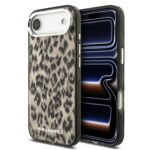 Karl Lagerfeld IML Leopard MagSafe Zadní Kryt pro iPhone Air Brown