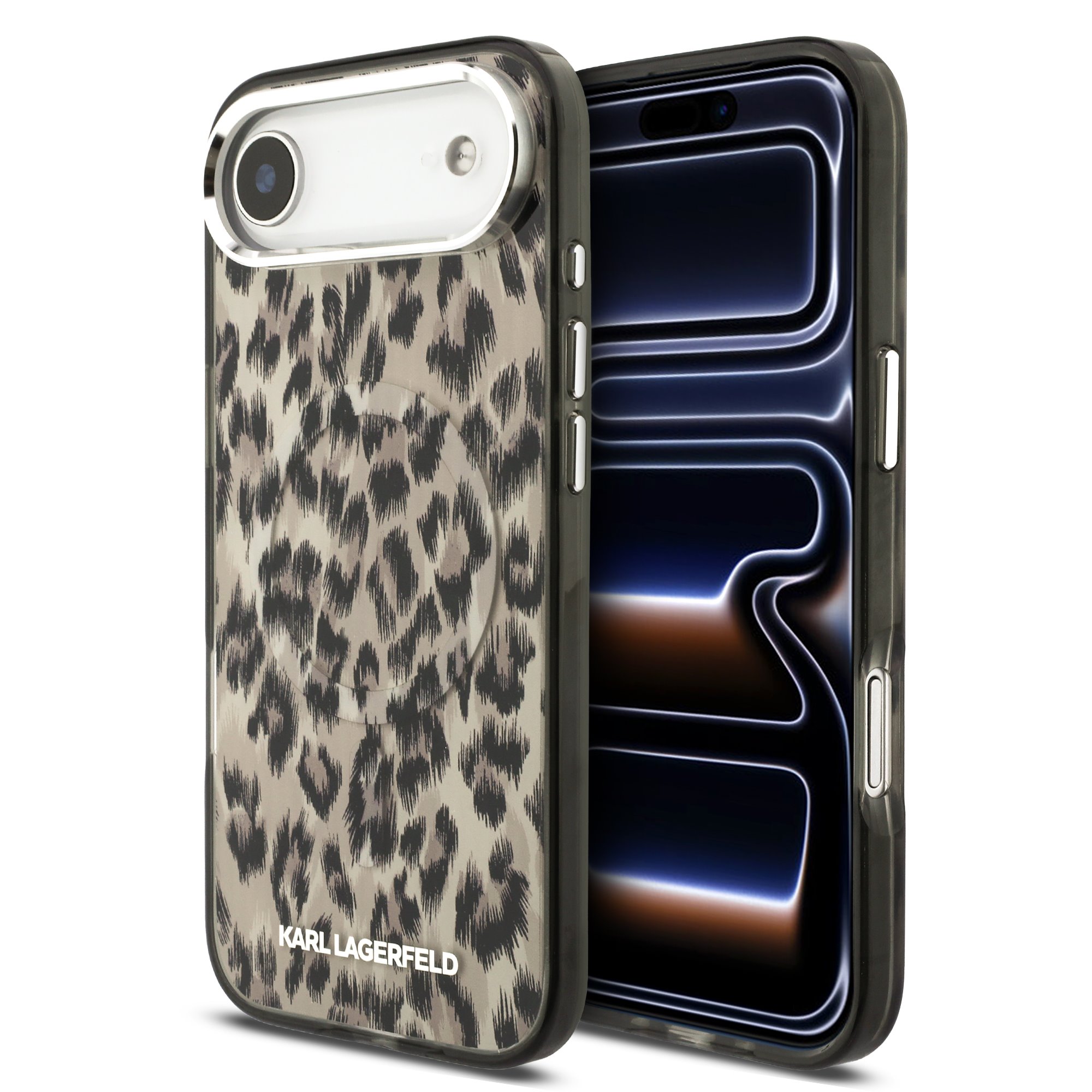 cps-c11ee847398b2a42d7140e7988ac2fb2-2026-03-14-15-02-39 Karl Lagerfeld IML Leopard MagSafe Zadní Kryt pro iPhone Air Brown - imagine 1