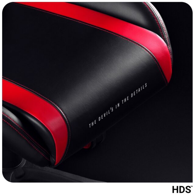 Gaming chair Diablo Chairs X-Horn 2.0 Normal Size black-red - imagine 10