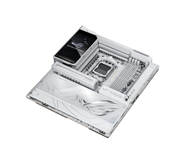 ASUS ROG CROSSHAIR X870E GLACIAL AMD X870E Socket AM5 Extended ATX - imagine 7