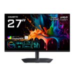 GIGABYTE MO27Q3 27” OLED QHD Gaming Monitor - 2560 x 1440  360Hz  0.03ms  250 cd/m2  G-Sync Compatible  FreeSync Premium Pro  Display HDR True Black 400  HDMI 2.1  Displayport 1.4