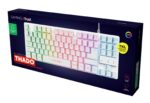 Trust GXT 833W THADO TKL US - gaming keyboard  white - imagine 8
