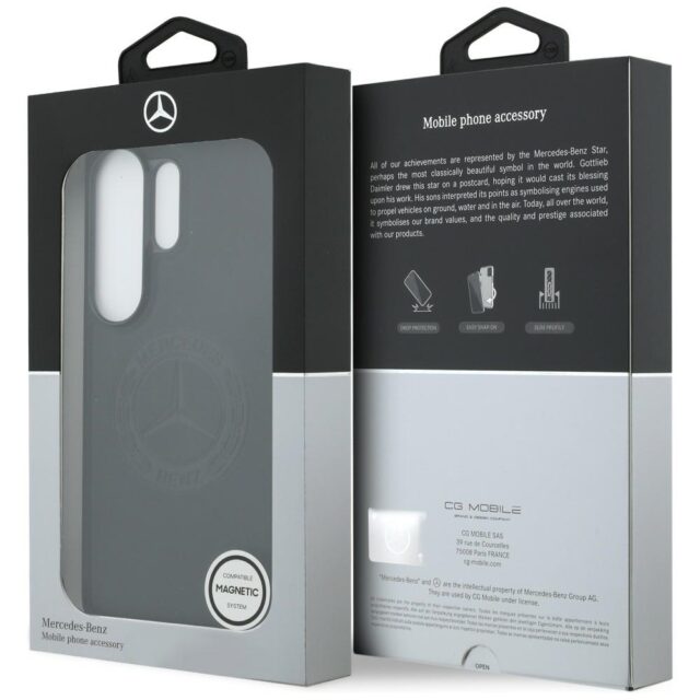 Case Mercedes Vintage Logo MagSafe for    Samsung Galaxy S26 Ultra black - imagine 8