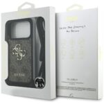 Case Guess 4G Big Logo Cord Stap         Crossbody for iPhone 17 Pro brown - imagine 7