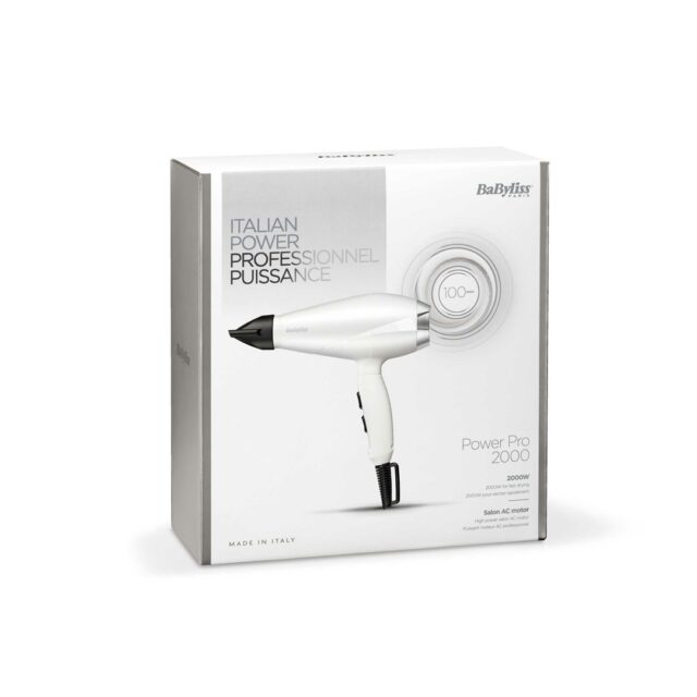 BaByliss 6704WE hair dryer 2000 W Black  White - imagine 6