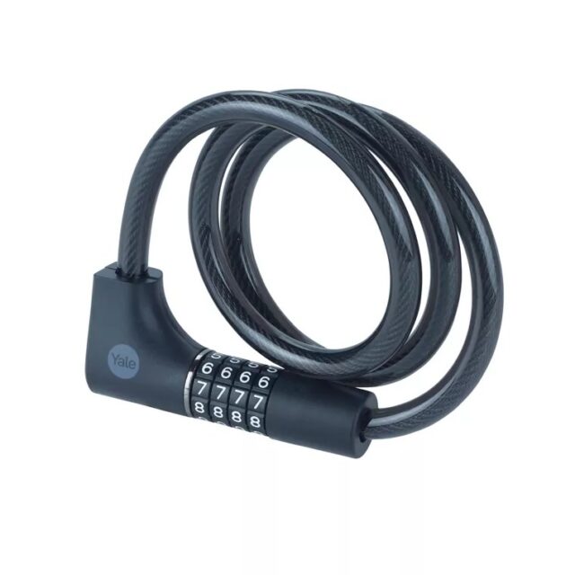 Bicycle cable with combination lock and key - YCC0/12/100/2 Black - imagine 4