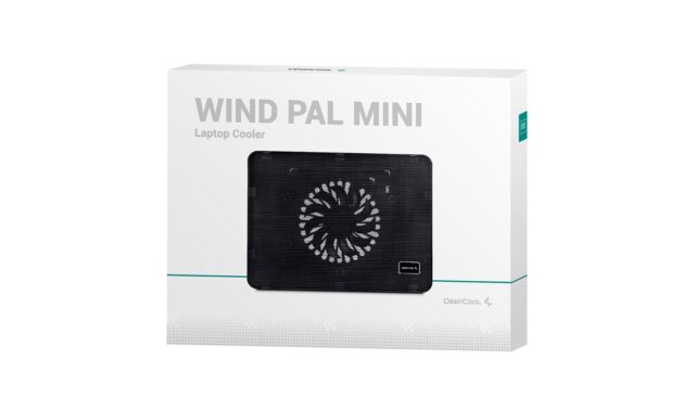 DeepCool Wind Pal Mini laptop cooling pad 39.6 cm (15.6 ) 1000 RPM Black - imagine 10
