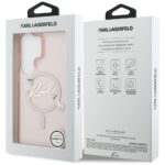 Case Karl Lagerfeld IML KC Script        MagSafe for Samsung Galaxy S26 Ultra pink - imagine 9