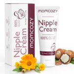 MOMCOZY 100% NATURAL NIPPLE CREAM, VEGAN LANOLIN-FREE NIPPLE BUTTER