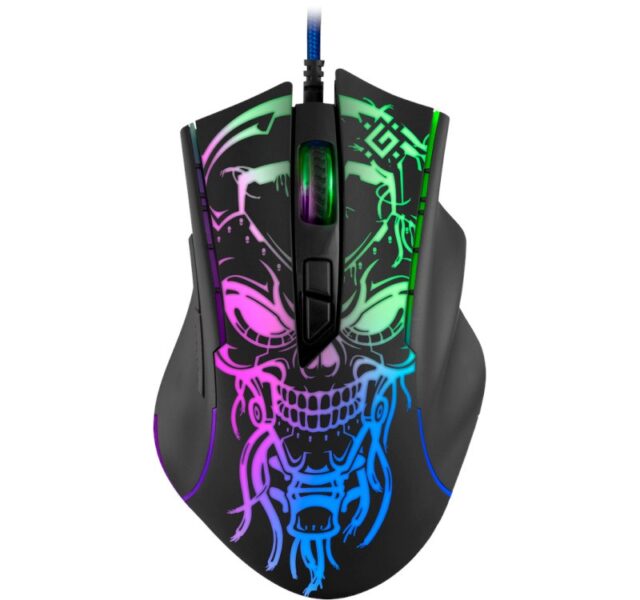 Gaming  optic  wired mouse  DEFENDER GM-928 BULLETSTORM 7200dpi 7P illuminate - imagine 2