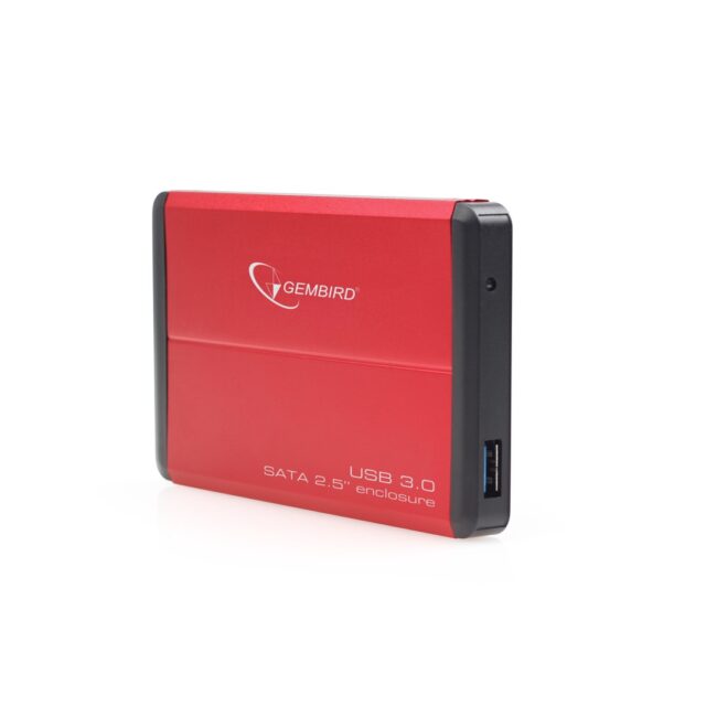 Gembird EE2-U3S-2-R storage drive enclosure 2.5  HDD enclosure Red - imagine 2