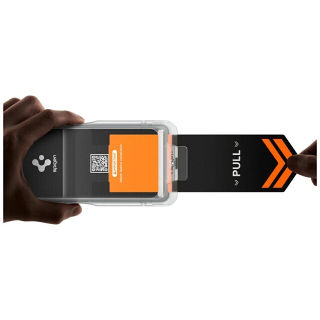 Tempered glass Spigen Glas.TR EZ FIT PRO HD for Samsung Galaxy S26 Ultra transparent - imagine 9