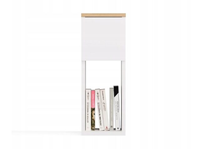 GALAX 20/1S WHITE/ARTISAN BEDSIDE TABLE - imagine 3