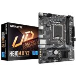 Gigabyte H610M K V2 | Processor family Intel | Processor socket LGA1700 | DDR5 | Supported hard disk drive interfaces M.2  SATA | Number of SATA connectors 2 - imagine 6
