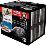 SHEBA Tray of Pate White Fish/Fish/Salmon/Tuna - wet cat food - 32x85 g