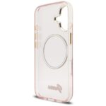 Case Guess IML Script Metal MagSafe for   iPhone 17 pink - imagine 7