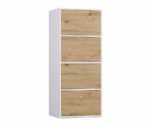ALMA CHEST OF DRAWERS WHITE/ARTISAN OAK