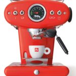 illy X1 Anniversary Machine for Ground Coffee and E.S.E. Pads (red)