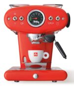 illy X1 Anniversary Machine for Ground Coffee and E.S.E. Pads (red)