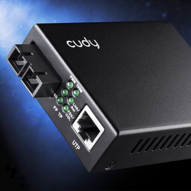 Cudy MC100SA-20 network media converter 100 Mbit/s 1310 nm Single-mode Black - imagine 5