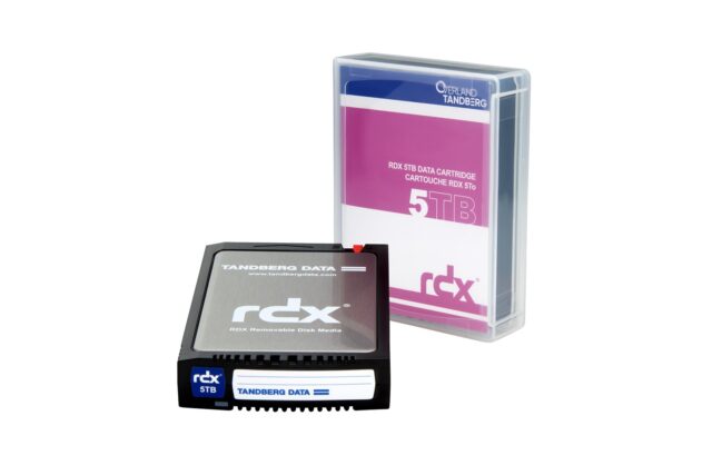 Overland-Tandberg O-T RDX HDD 5TB Cartridge (single) - imagine 3
