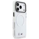 Case BMW M IML Shockproof Metal Logos    MagSafe for iPhone 17 Pro transparent - imagine 4