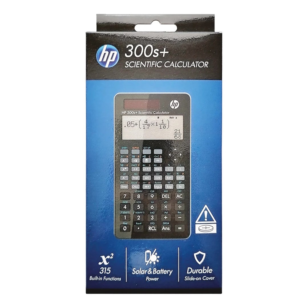 cps-c54e18ab3e754f721402a77a5df2f923-2026-03-01-06-05-36 HP Calculator scientific office HP 300SPLUS/INT BX 315 functions 155x84x20mm black - imagine 1