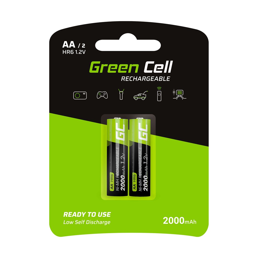 cps-c57c3032cc0b808b267f7743b173fc89-2026-03-01-07-05-26 Green Cell GR06 household battery Rechargeable battery AA Nickel-Metal Hydride (NiMH) - imagine 1