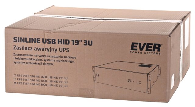 UPS EVER SINLINE 3000 USB HID 19  3U - imagine 10