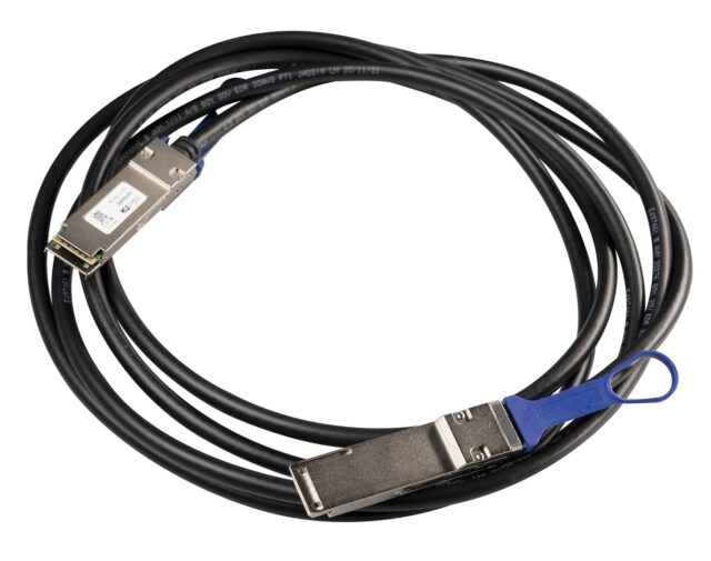 Mikrotik XQ+DA0003 cable InfiniBand 3 m QSFP+ to QSFP+ / QSFP28 to QSFP28 Black - imagine 2