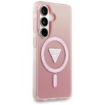 Case Guess IML Gradient Triangle MagSafe for Samsung Galaxy S26 pink - imagine 4