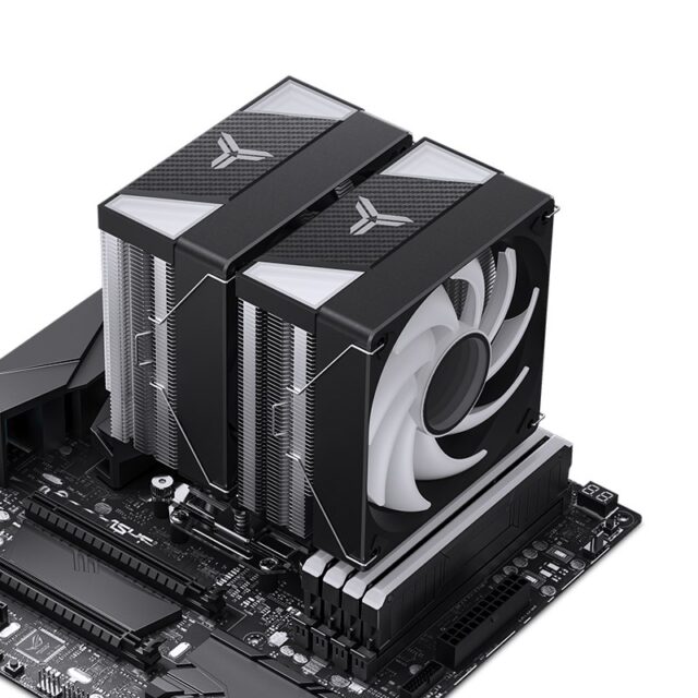 Jonsbo CR-3000 CPU Cooler Dual Tower  ARGB - 2x 120 mm  black - imagine 10