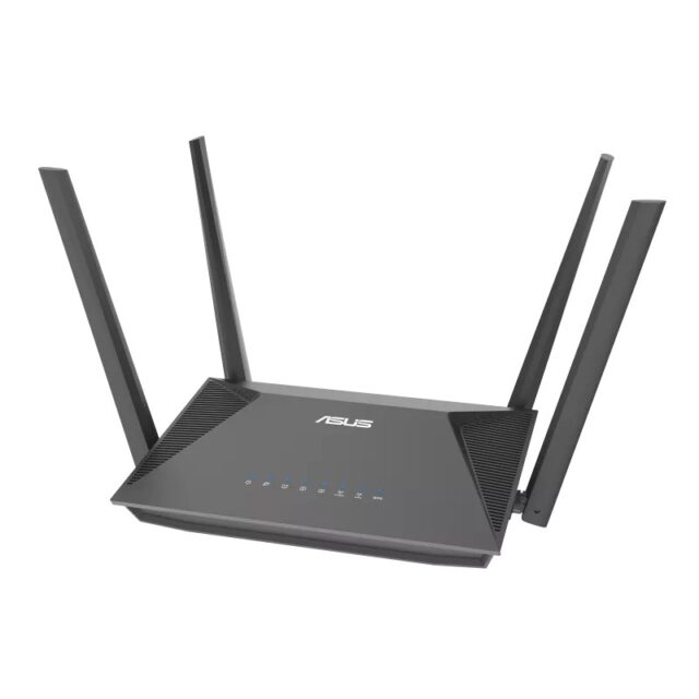 ASUS RT-AX52 AX1800 AiMesh wireless router Gigabit Ethernet Dual-band (2.4 GHz / 5 GHz) Black - imagine 5