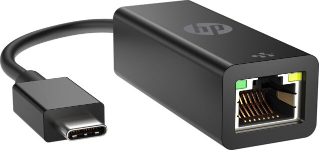 HP adapter 4Z534AA G2 USB-C to RJ45 adapter black - imagine 3