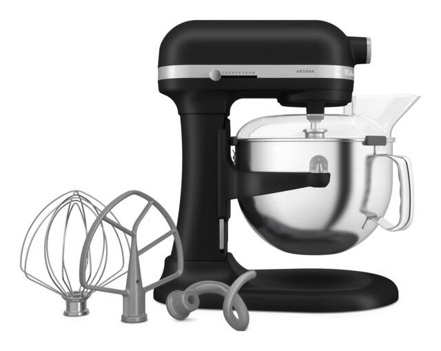KitchenAid 5KSM60SPXEBM Stand mixer 375 W Black - imagine 2