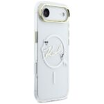 Case Karl Lagerfeld IML Choupettes Karl  Script Logo MagSafe for iPhone Air transparent - imagine 4