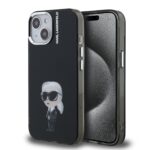 Karl Lagerfeld IML Aquarelle Karl Zadní Kryt pro iPhone 15 Black