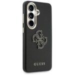 Case Guess Grained Big 4G Metal Logo for  Samsung Galaxy S26 black - imagine 5