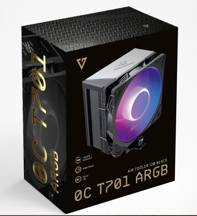 MODECOM CPU COOLER VOLCANO 0C T701 ARGB BLACK - imagine 5