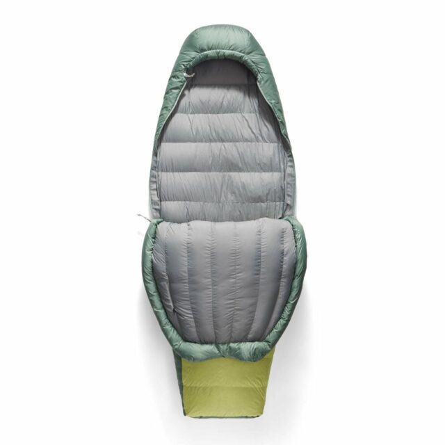 Sea To Summit Ascent Adult Mummy sleeping bag Green  Grey - imagine 3