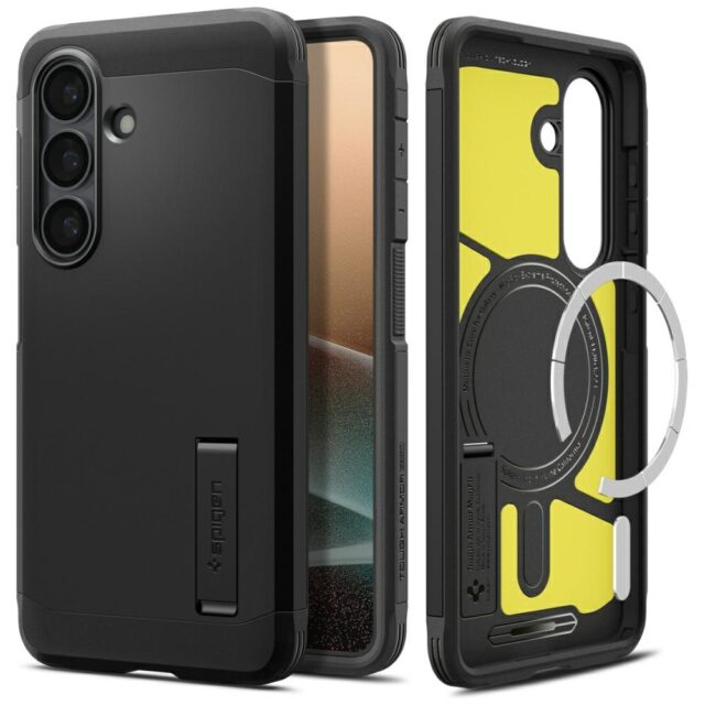Etui Spigen Tough Armor Mag MagSafe do  Samsung Galaxy S26+ czarny - imagine 9