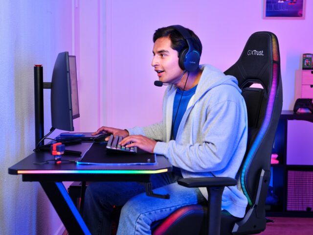 Trust GXT 719 Ruya PC gaming chair Padded seat Black - imagine 8