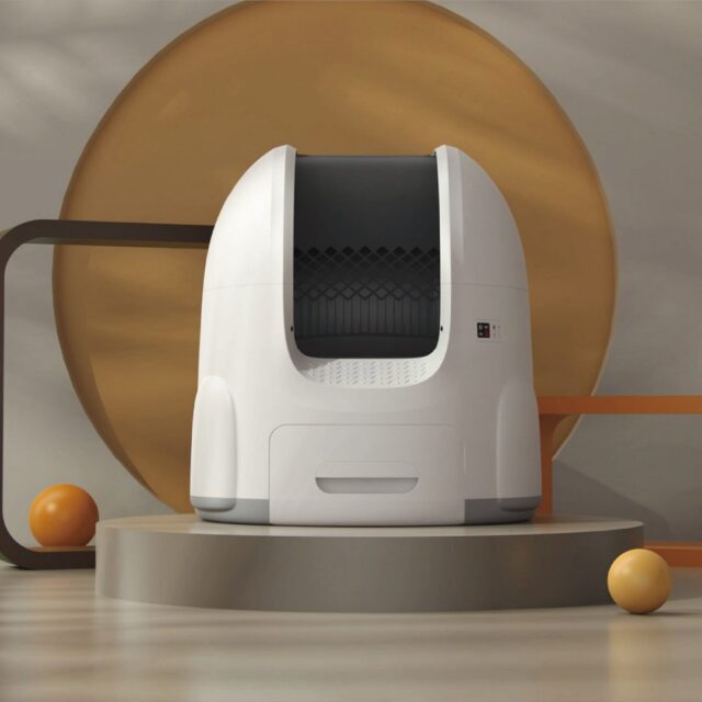 SPONGE Pet Litter Box - self-cleaning litter box - imagine 2