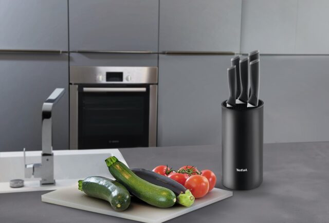 SET OF 5 KNIVES + STAND COMFORT SS - imagine 4